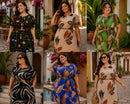 Vestido Plus Com Cinto Sortidos
