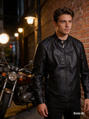Jaqueta Masculina de Couro