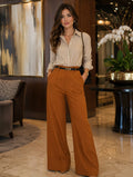 Calça Social Com Cinto