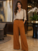 Calça Social Com Cinto