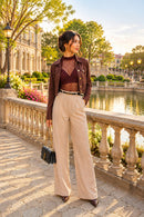 Calça Social Com Cinto